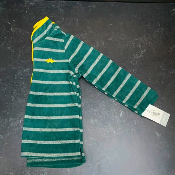Carter’s Zip Up Green NWT - Picture 2 of 3